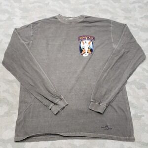 Crazy Shirts Mens Large Gray Pullover Long Sleeve